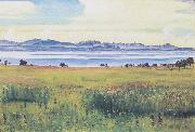 Ferdinand Hodler Lake Geneva from St Prex (nn02) oil